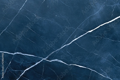 Deep blue marble texture with striking white veining, creating e