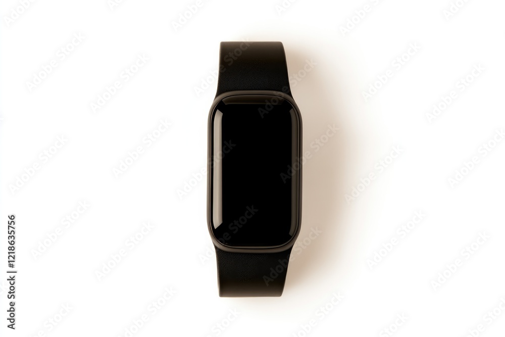 Sleek smartwatch design features smooth edges and minimalist aes Sleek smartwatch design features smooth edges and minimalist aes