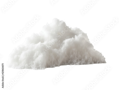 Obraz na płótnie Isolated White Cotton Wool Cloud Shape w salonie