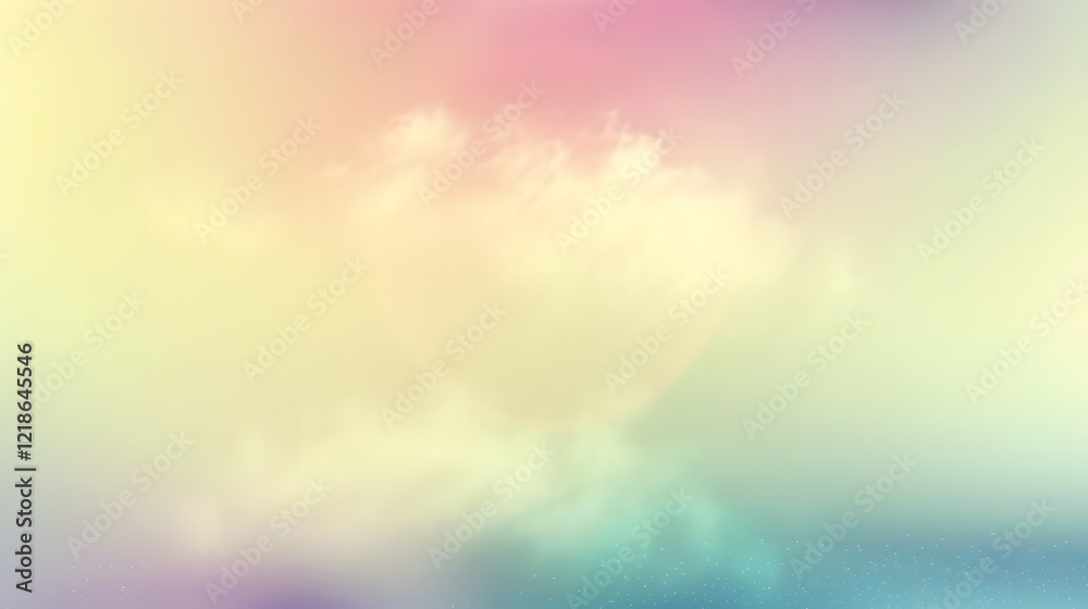 Obraz premium Abstract blur soft gradient pastel dreamy background, generative ai