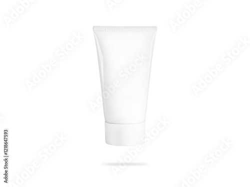 Plastic cream tube mockup