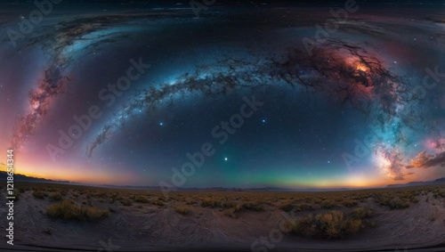 Space background featuring vibrant nebulae and countless stars