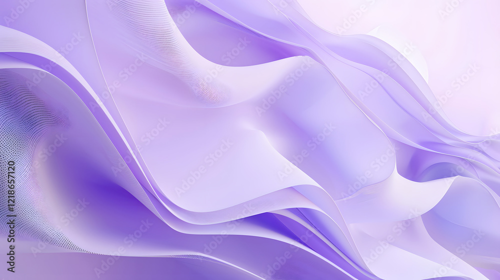 Obraz premium Abstract pastel purple gradient background representing an ecology concept, generative ai