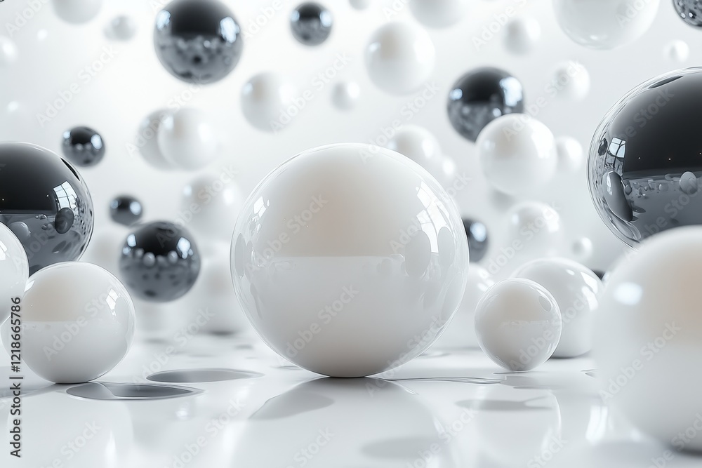 Abstract layered waves, fluid design, 3d render, Generative AI Abstract layered waves, fluid design, 3d render, Generative AI
