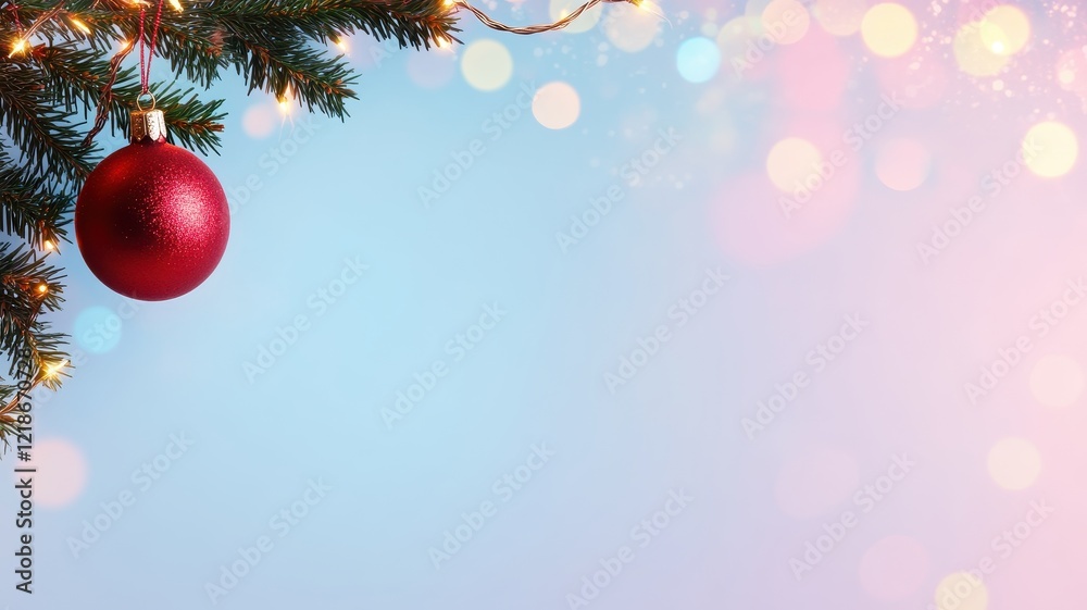 Festive Christmas Background with Red Accents for a Joyful Holiday Card Design Festive Christmas Background with Red Accents for a Joyful Holiday Card Design