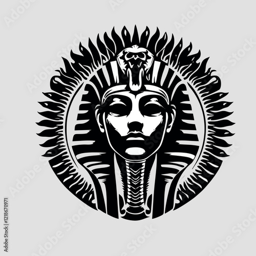 design logo icon illustration  art  vector  cleopatra egypt