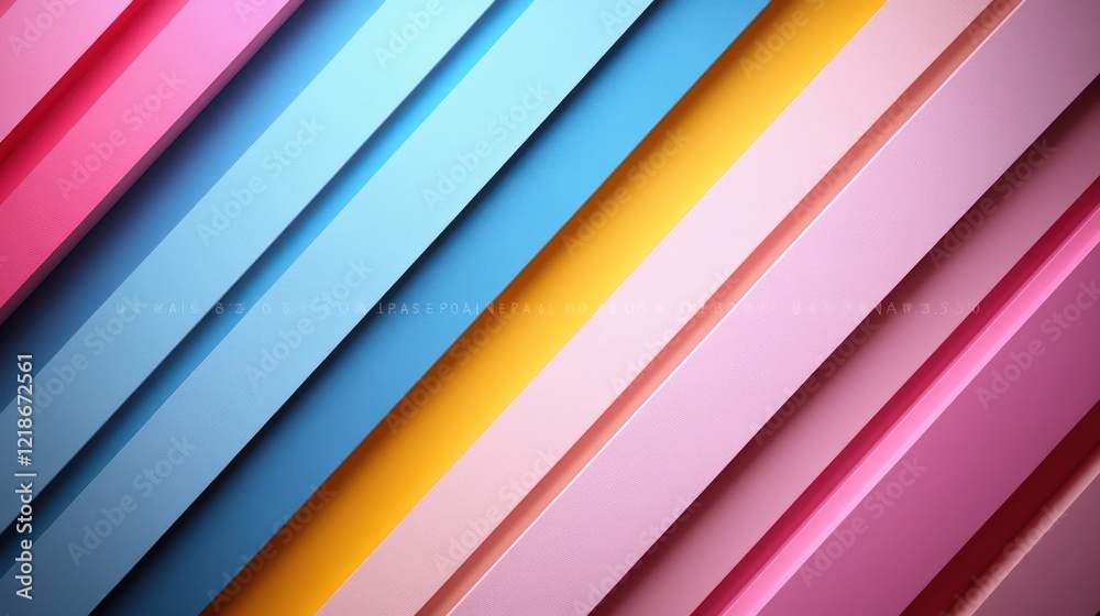 Fototapeta premium Abstract Diagonal Colorful Stripes Design Background