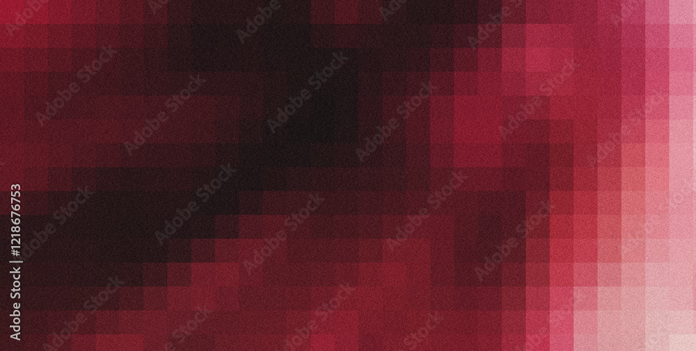 Red and black pixelated grid forming textured abstract backdrop, delivering dynamic visual impact for graphic design and creative digital compositions Red and black pixelated grid forming textured abstract backdrop, delivering dynamic visual impact for graphic design and creative digital compositions