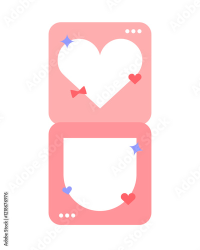 Frame photo valentine day