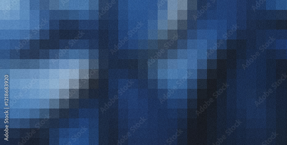 Abstract blue pixelated background creating a grainy texture, ideal for digital art projects Abstract blue pixelated background creating a grainy texture, ideal for digital art projects