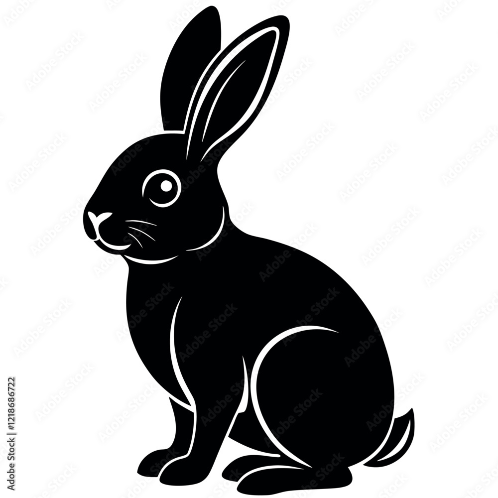 Obraz premium rabbit vector illustration