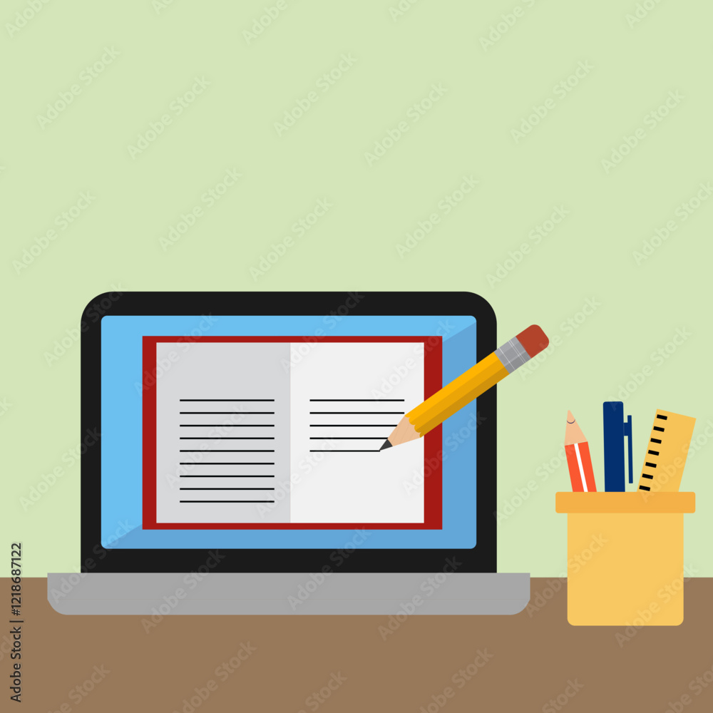 Obraz premium Online class 
