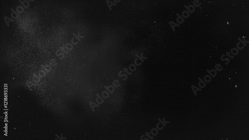 Film Grain halftone Loop with dark Paper Texture Background