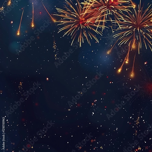fireworks over the night sky