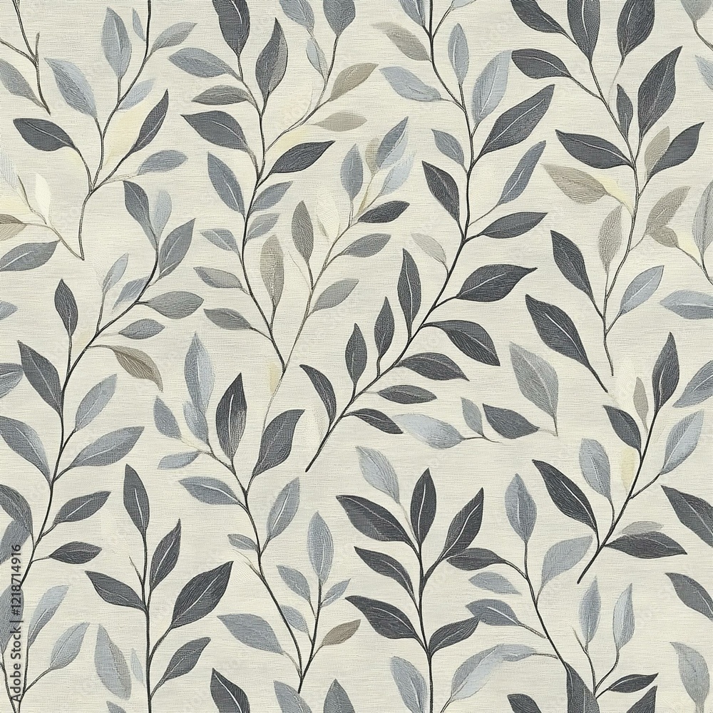 Seamless willow-patterned leaves carpet stylish pattern background Seamless willow-patterned leaves carpet stylish pattern background