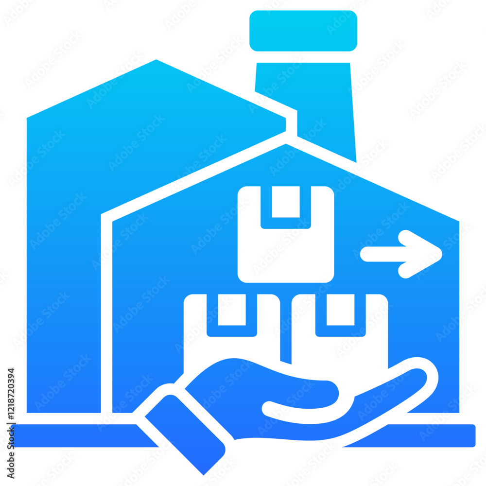 Obraz premium Factory Icon