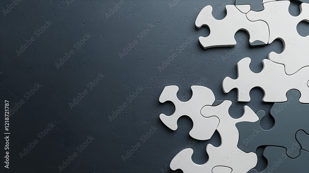 Obraz premium jigsaw puzzle pieces