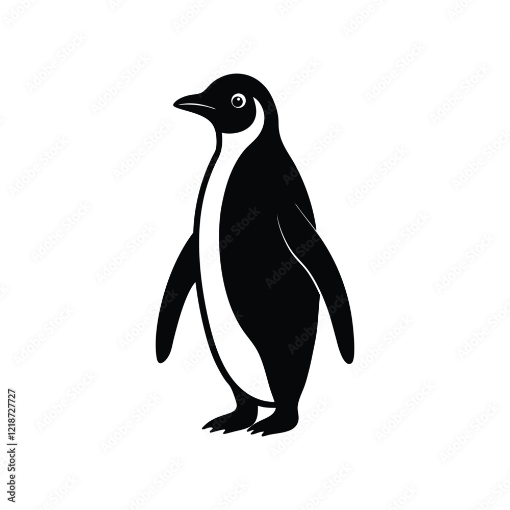 Naklejka premium illustration of a penguin