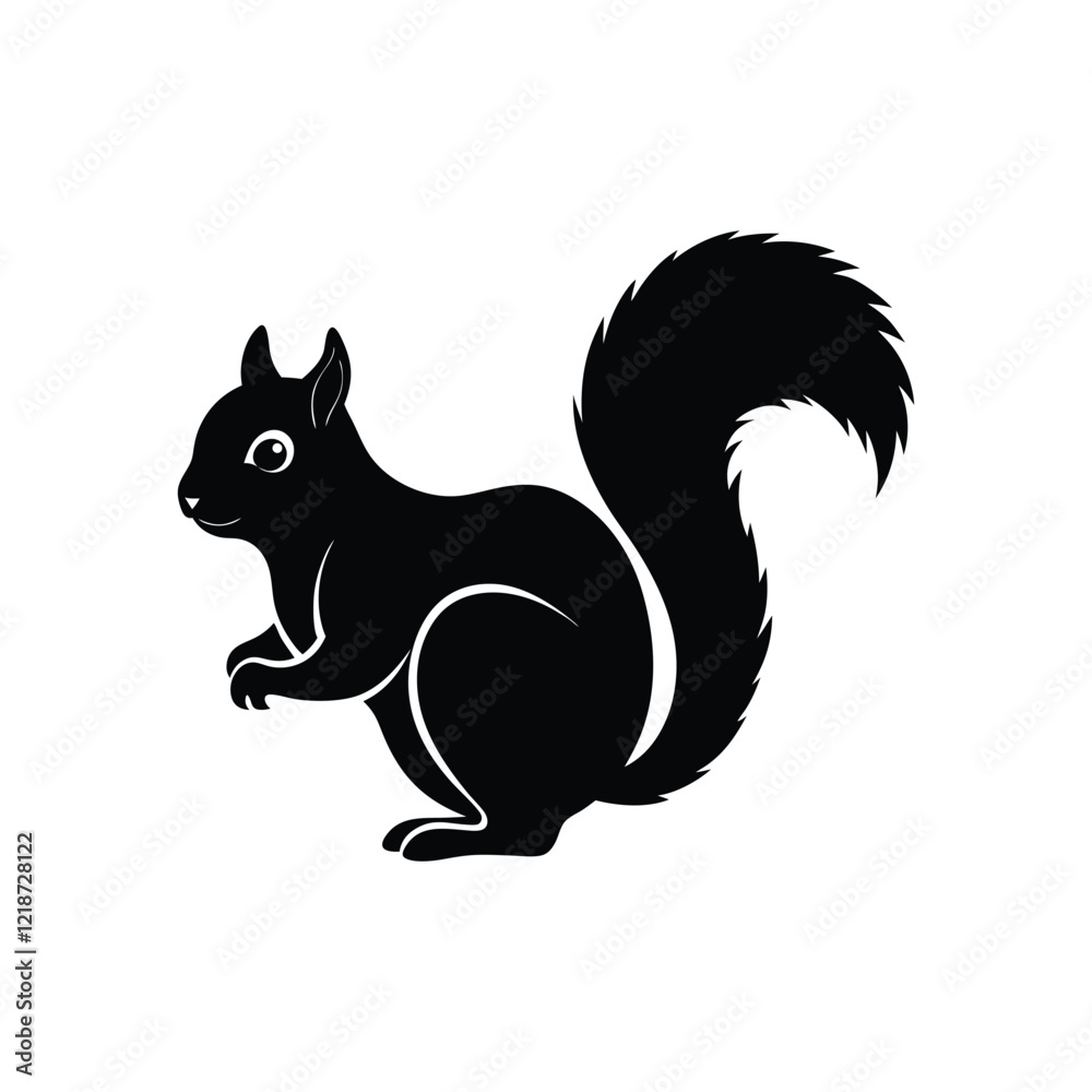 Obraz premium squirrel vector Illustration