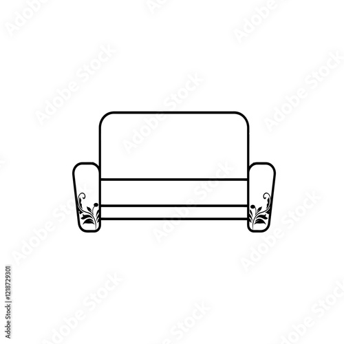 sofa icon vector illustration