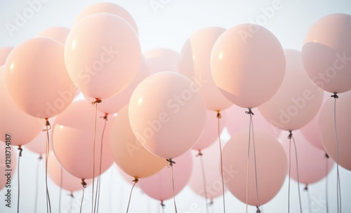 Balloons celebration background on white balloon background balloon background party holiday celebration decoration