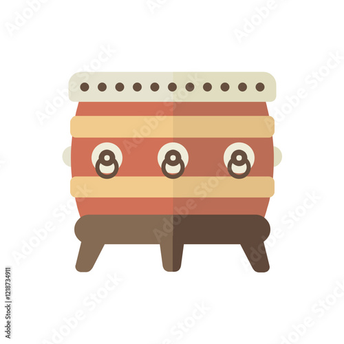chinese new year chinese drum icon	