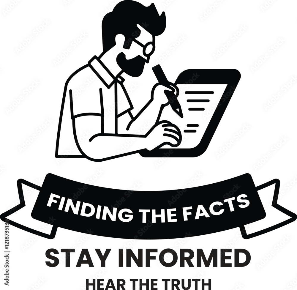 A man is writing on a piece of paper A man is writing on a piece of paper