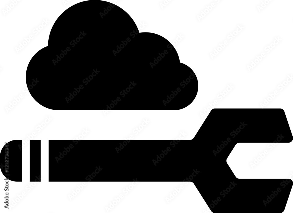 Rounded Filled Cloud Icon Rounded Filled Cloud Icon