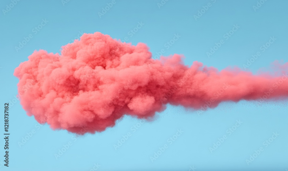 Fototapeta premium Vibrant Holi and Spring Equinox Fusion Dynamic Dye Powder Cloud and Sky Canvas for Event Planners and Marketing Campaigns in Modern Seasonal Celebrations