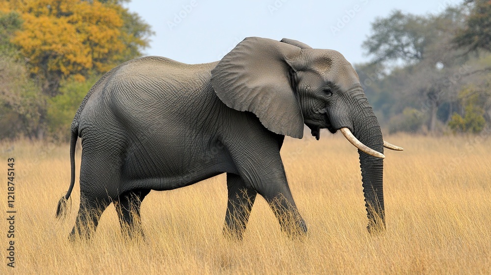 Majestic african elephant in savanna wildlife photography and conservation efforts Majestic african elephant in savanna wildlife photography and conservation efforts