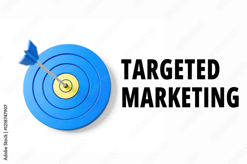 TARGETED MARKETING text title term target background TARGETED MARKETING text title term target background