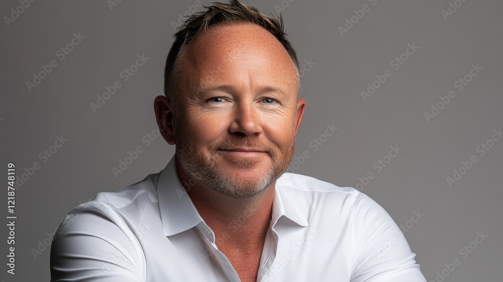 Headshot Portrait Man in White Shirt, Close-up Composition, Neutral Background, Professional Image, Confident Expression Portrait Photography, Headshot Headshot Portrait Man in White Shirt, Close-up Composition, Neutral Background, Professional Image, Confident Expression Portrait Photography, Headshot
