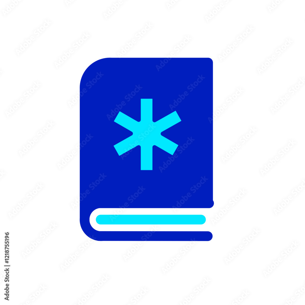 Obraz premium indication healthy book duo tone icon