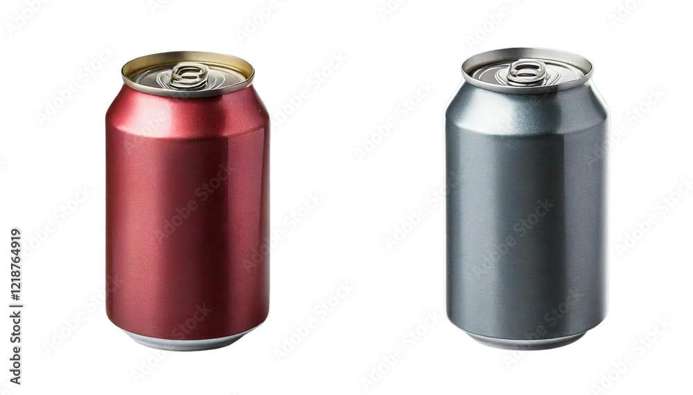 aluminium beverage drink cans isolated on transparent background aluminium beverage drink cans isolated on transparent background