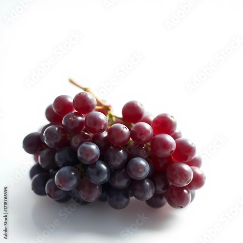 Grapes isolated on transparent or white background, png