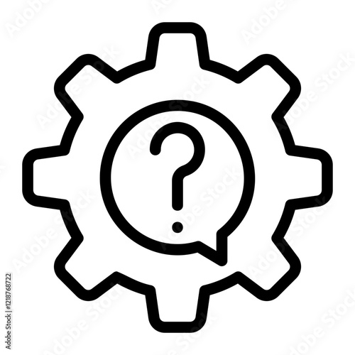 settings line icon