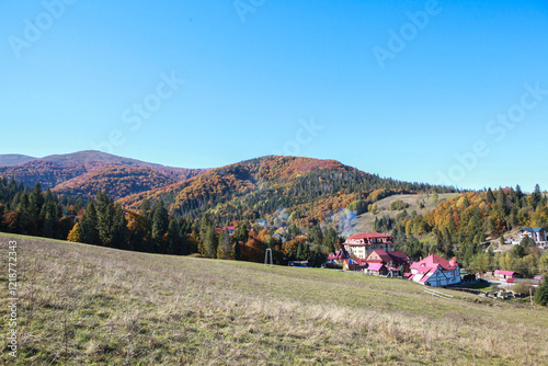 autumn in the Carpathians mountains