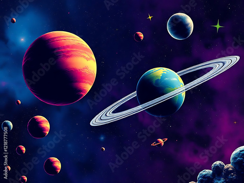 planet in space