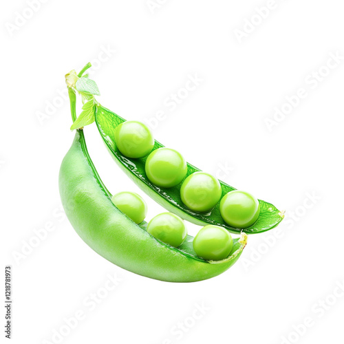 Fresh Green Peas in Pods Healthy Food