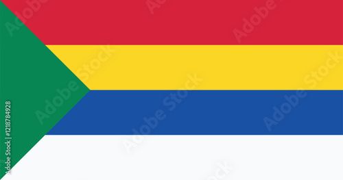 Druze High Quality Rainbow Rainbow Flag (LGBTQ) Illustration