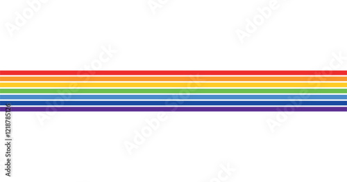 Jewish Autonomous Oblast Rainbow Flag (LGBTQ) High Quality Illustration