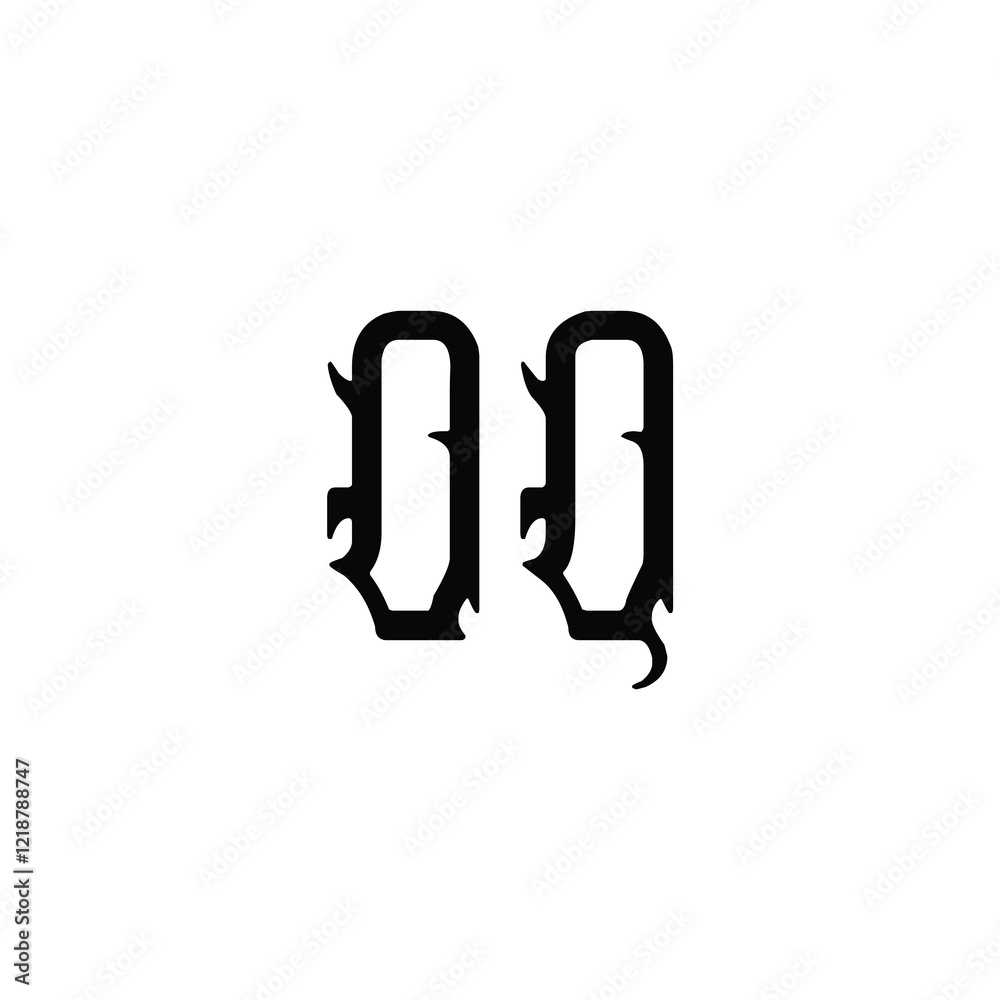 OQ monogram logo design letter text name symbol monochrome logotype alphabet character simple logo OQ monogram logo design letter text name symbol monochrome logotype alphabet character simple logo