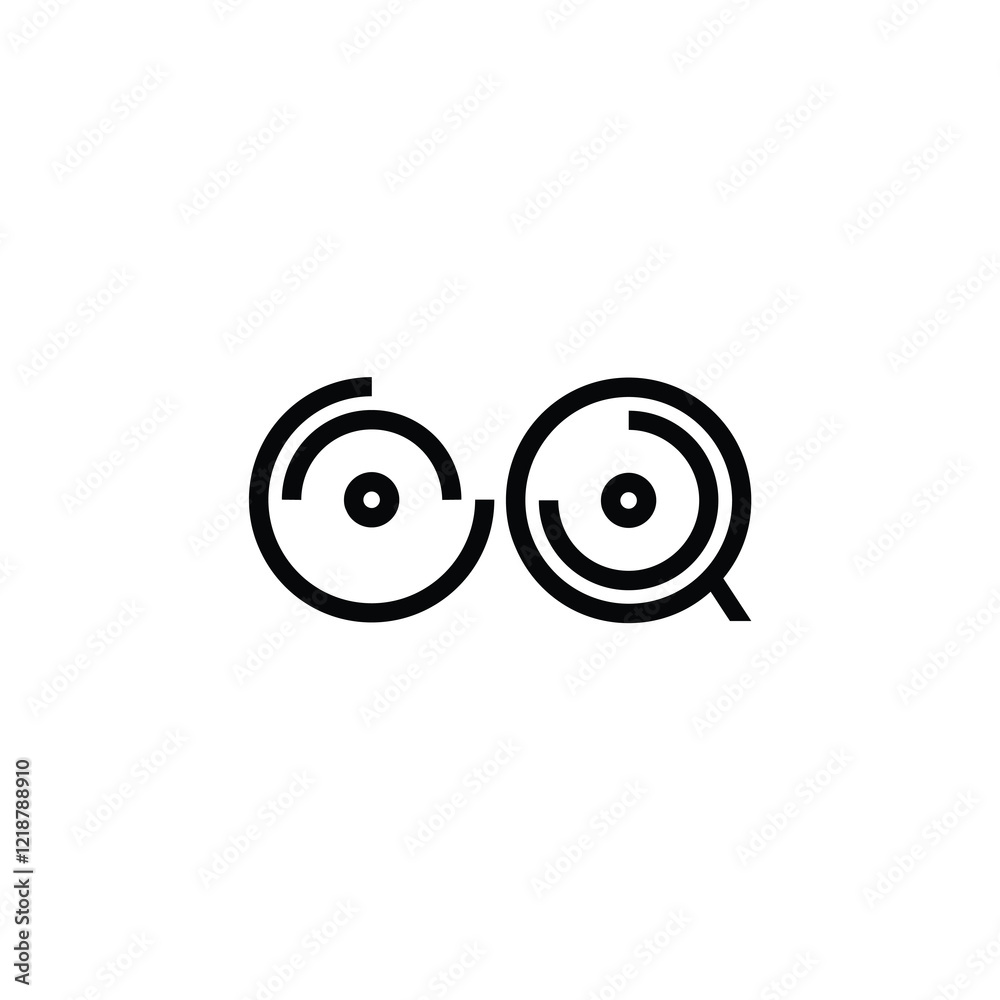 OQ monogram logo design letter text name symbol monochrome logotype alphabet character simple logo OQ monogram logo design letter text name symbol monochrome logotype alphabet character simple logo