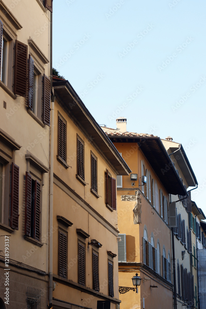Classic architecture in the old town of Florence, Italy Classic architecture in the old town of Florence, Italy