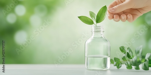 Botanical Essence:  A hand ...