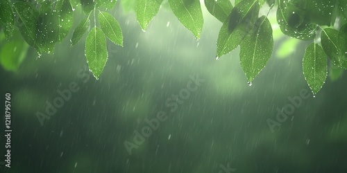Rain-Kissed Leaves: A seren...