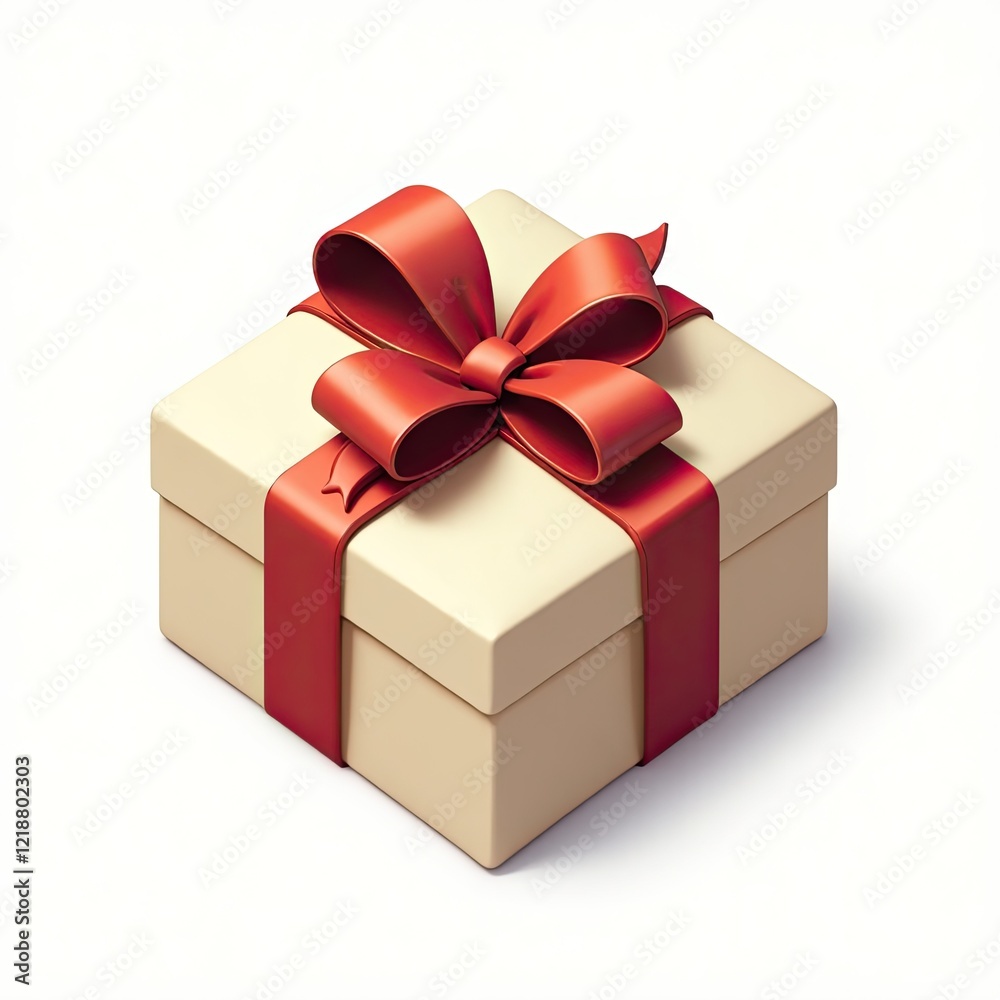 Obraz premium An isometric depiction of a chocolate box