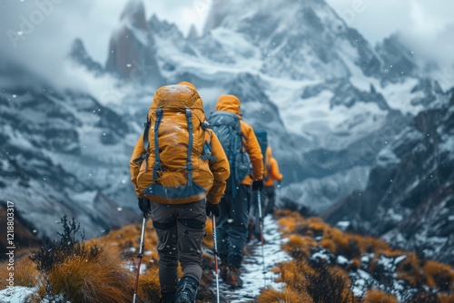 Trekking in Cordillera Huayhuash, Peru photo