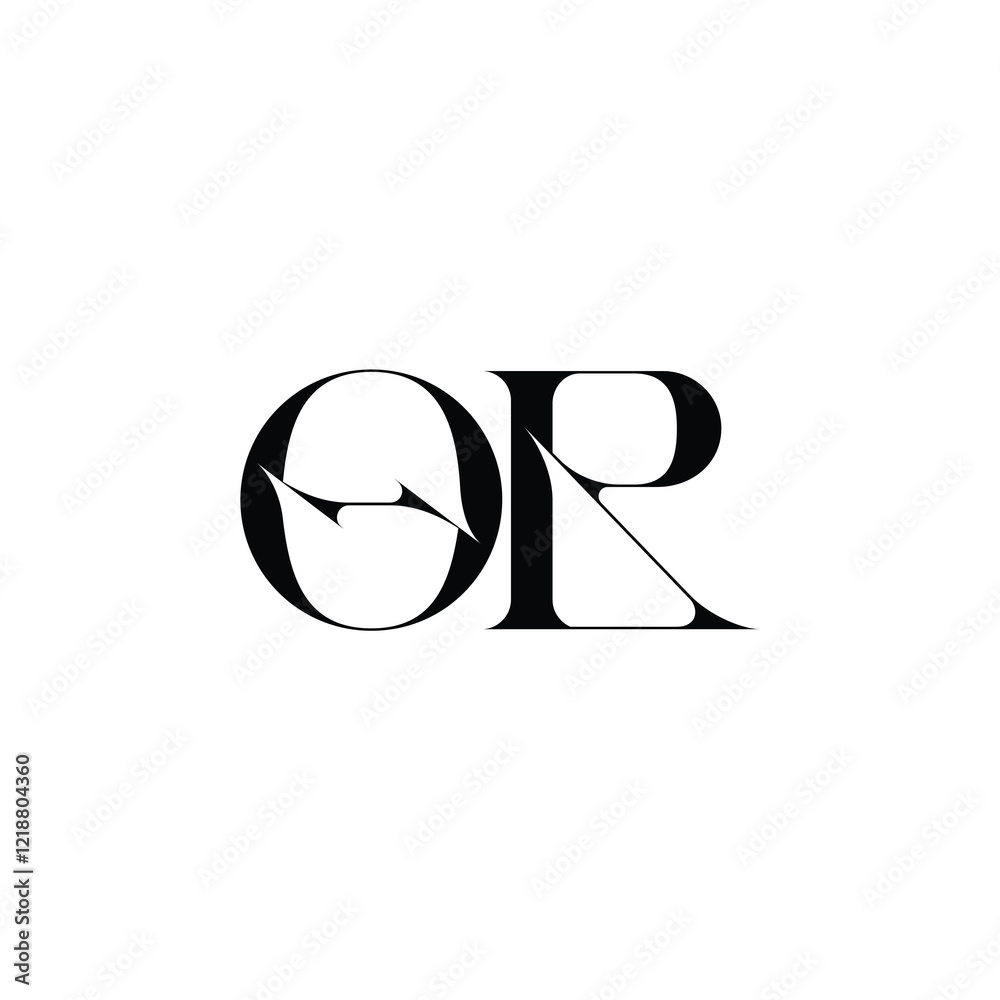 OR monogram logo design letter text name symbol monochrome logotype alphabet character simple logo OR monogram logo design letter text name symbol monochrome logotype alphabet character simple logo