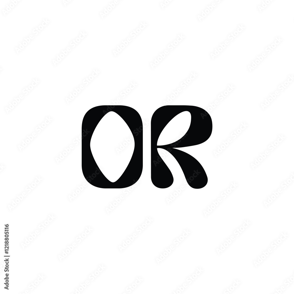 OR monogram logo design letter text name symbol monochrome logotype alphabet character simple logo OR monogram logo design letter text name symbol monochrome logotype alphabet character simple logo